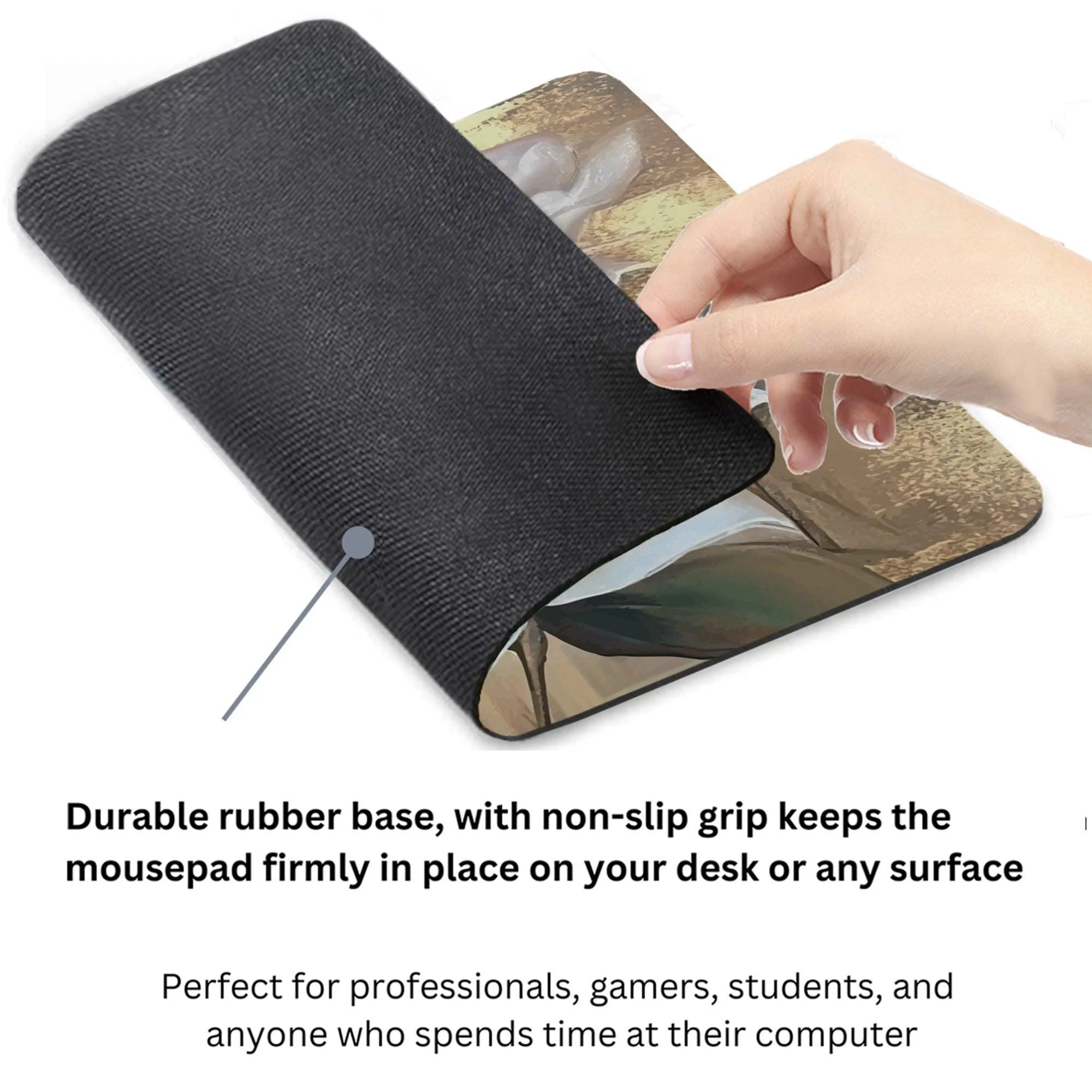 Magnolia Bloom Pattern Mouse Pad 9x8 Inch Gift Mat Magnolia Bloom Pattern Mouse Pad 9x8 Inch Gift Mat